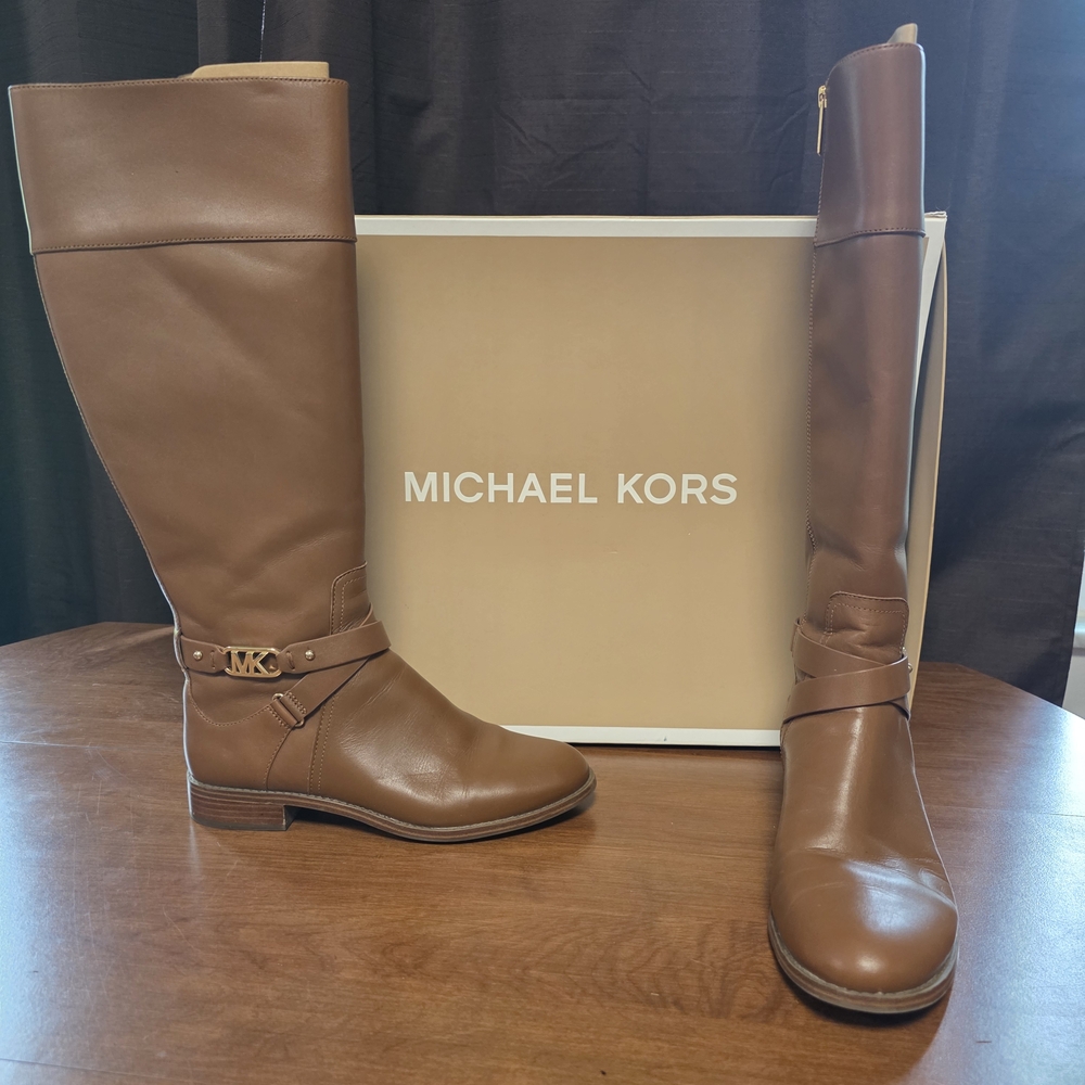 Michael Kors Brown Knee-High Boots